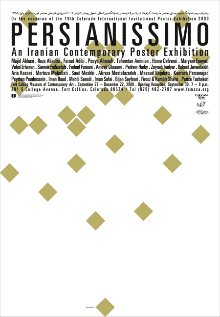 Persianissimo Persianissimo; An Iranian Contemporary Poster Exhibition